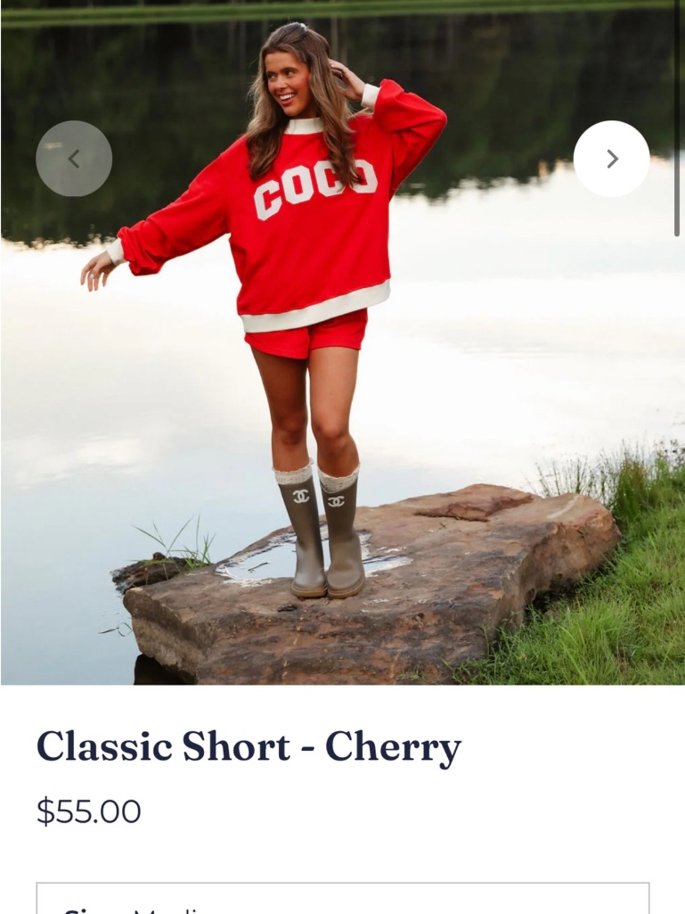 Oversized Sweatshirt - Cherry Red